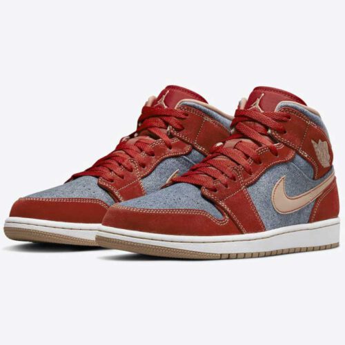 De Nike Air Jordan 1 Mid SE Denim is een remake van de originele Air Jordan