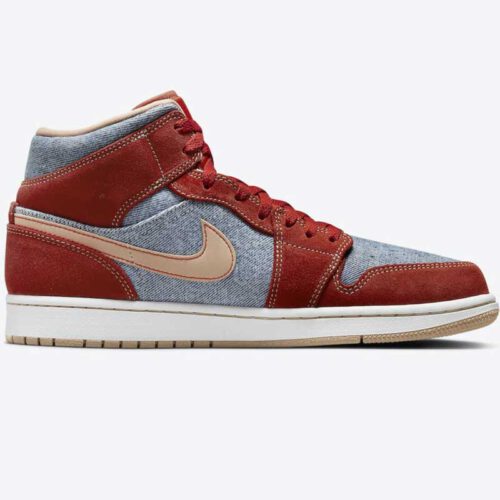 De Nike Air Jordan 1 Mid SE Denim is een remake van de originele Air Jordan